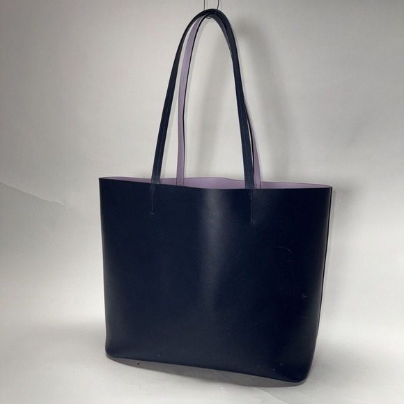KATE SPADE Zibbi Medium Cow Hide Tote SOLO in Navy Blue USED - Picture 2 of 10